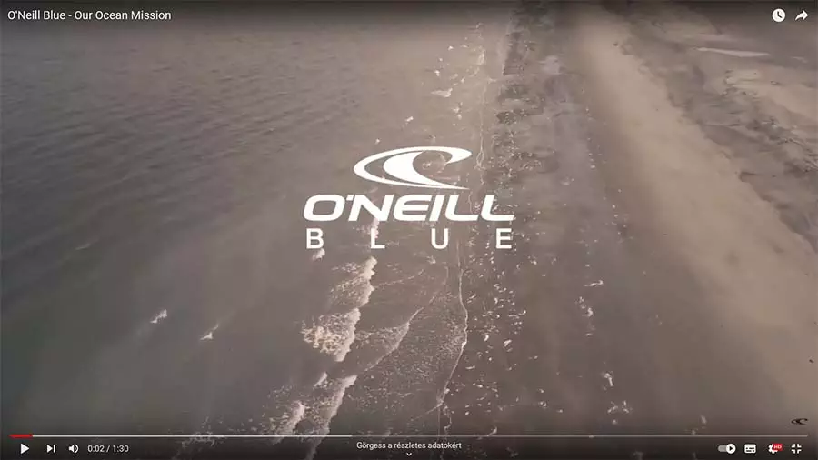 O'Neill Blue - a végtelen óceán szeretete