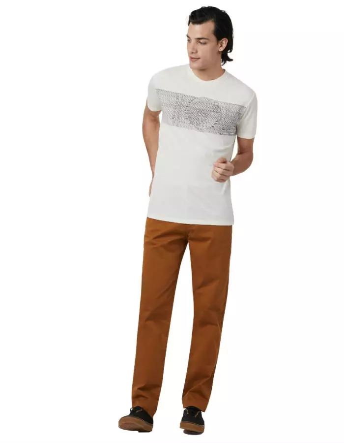 Topographic férfi póló - Tentree- teljes alakos fotó