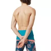 O'Neill Blue hyperfreak férfi boardshort újrahasznosított anyagból modell hátulról - full