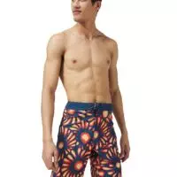 Oneill Blue hyperfreak sunburst boardshort újrahasznosított anyagból - modell előröl full