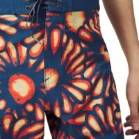 Oneill Blue hyperfreak sunburst boardshort újrahasznosított anyagból - modell közeli