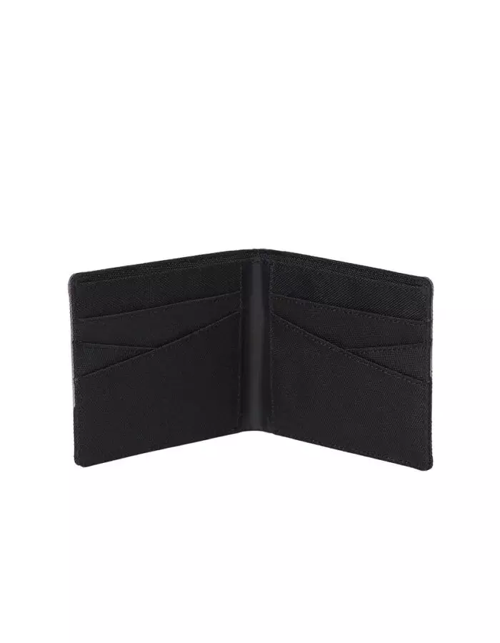 Tentree újrahasznosított pénztárca fekete nyitva üres