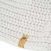 Tentree organikus pamut kötött női fülpánt fehér részlet