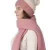 Barts Feliez női bojtos sapka rózsaszín modell 2