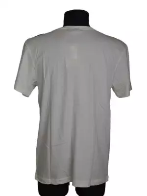 Squasch póló fehér színben, hátulról
