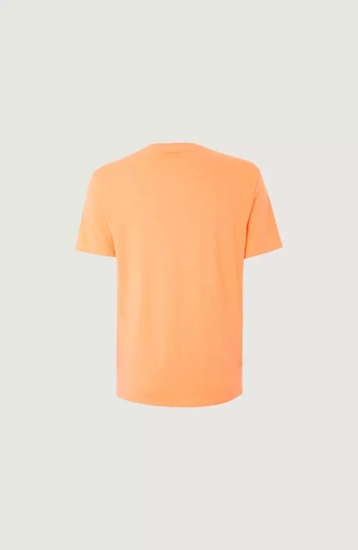 Sunset Logo póló narancssárga színben hátulról