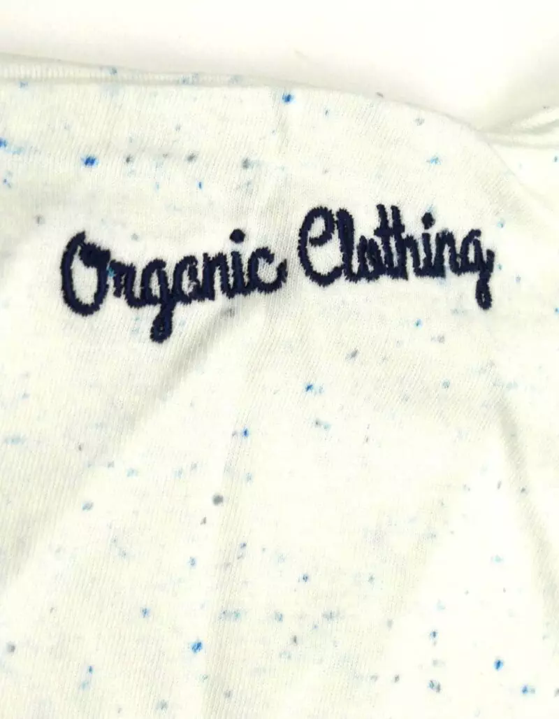 Lagoon póló Organic Clothing hímzés