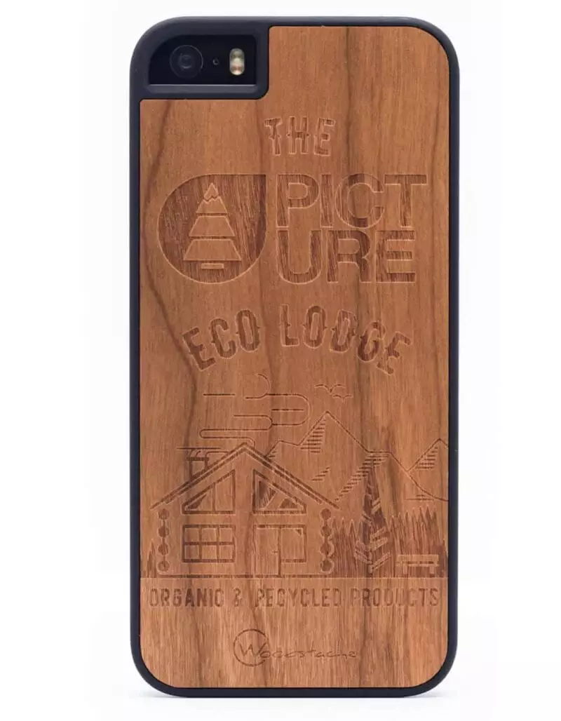 Woodstache x Picture fa iPhone 5-5S-SE tok Eco-Lodge