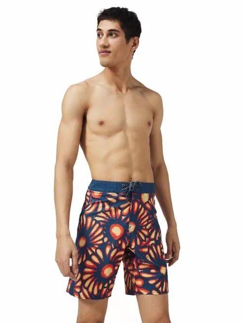 Oneill Blue hyperfreak sunburst boardshort újrahasznosított anyagból - modell előröl full